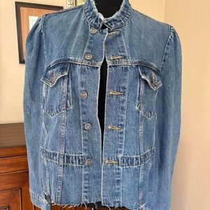 ÉTICA Remi Reconstructed Denim Jacket M Lost River NWT Sustainable